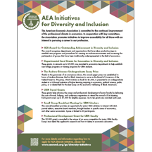 AEA Diversity Initiatives